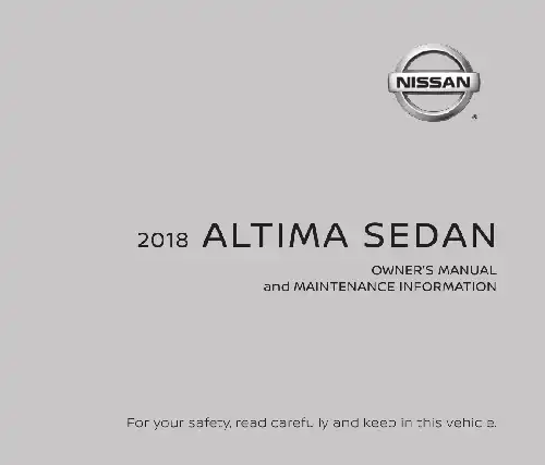 2018 nissan altima repair manual