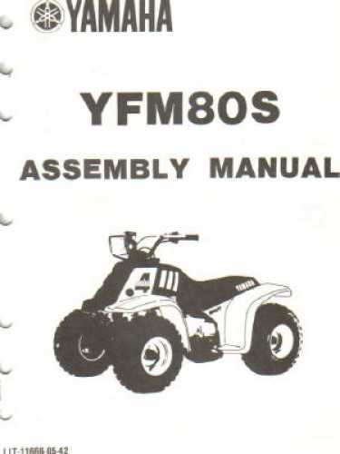 yamaha raptor 80 repair manual