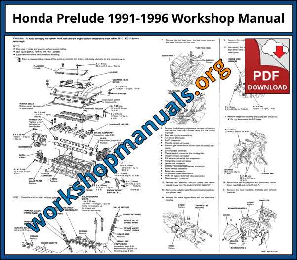 1992 honda prelude repair manual