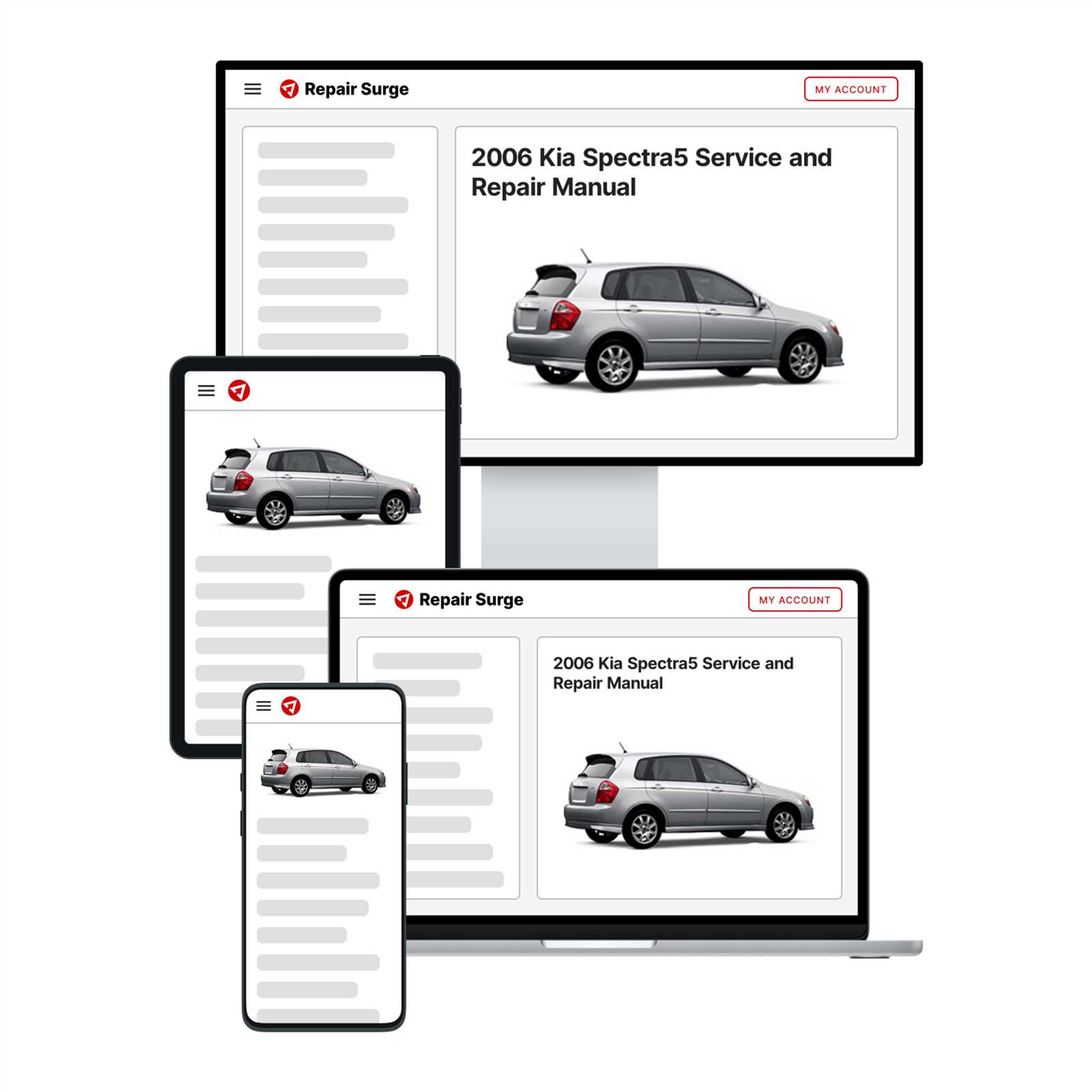 kia auto repair manuals