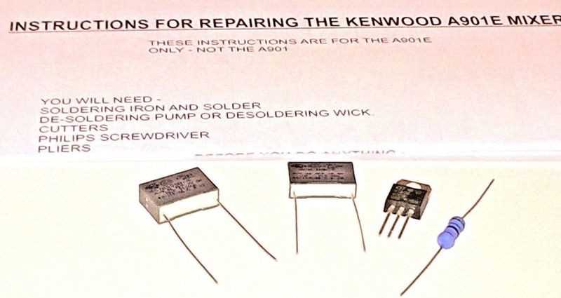 kenwood chef repair manual