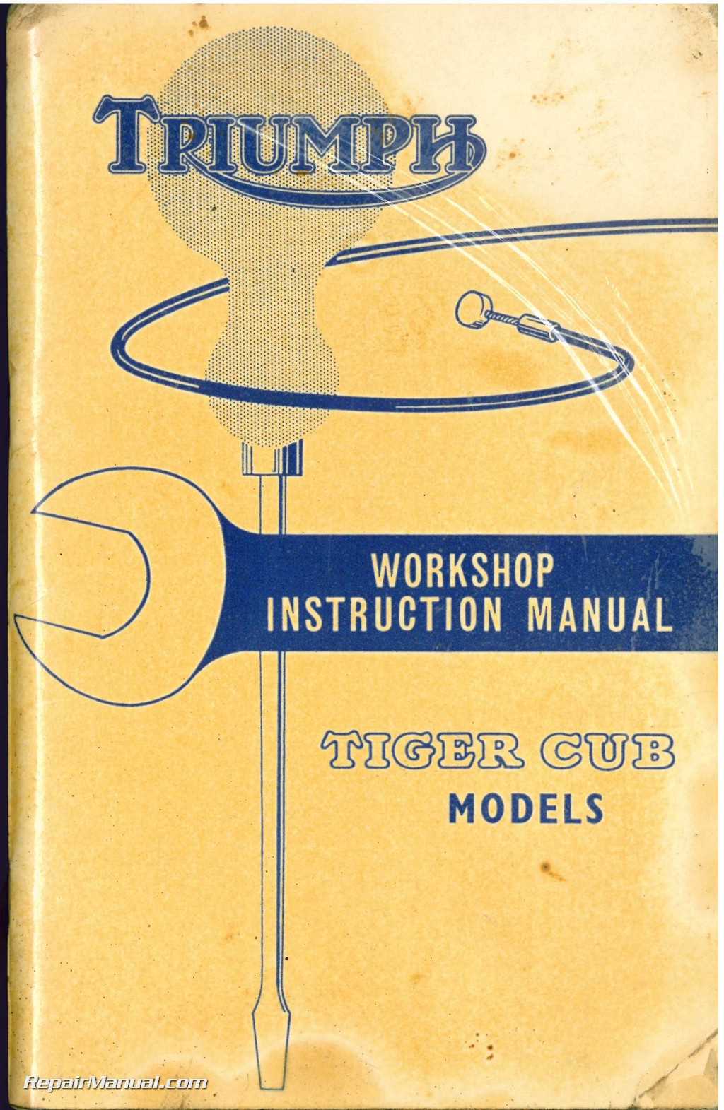 triumph tiger repair manual