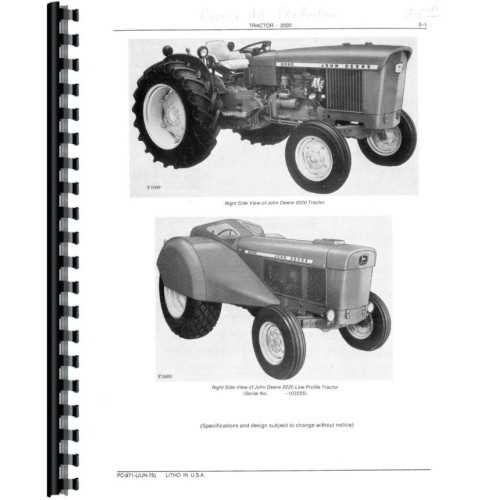 john deere 2020 repair manual