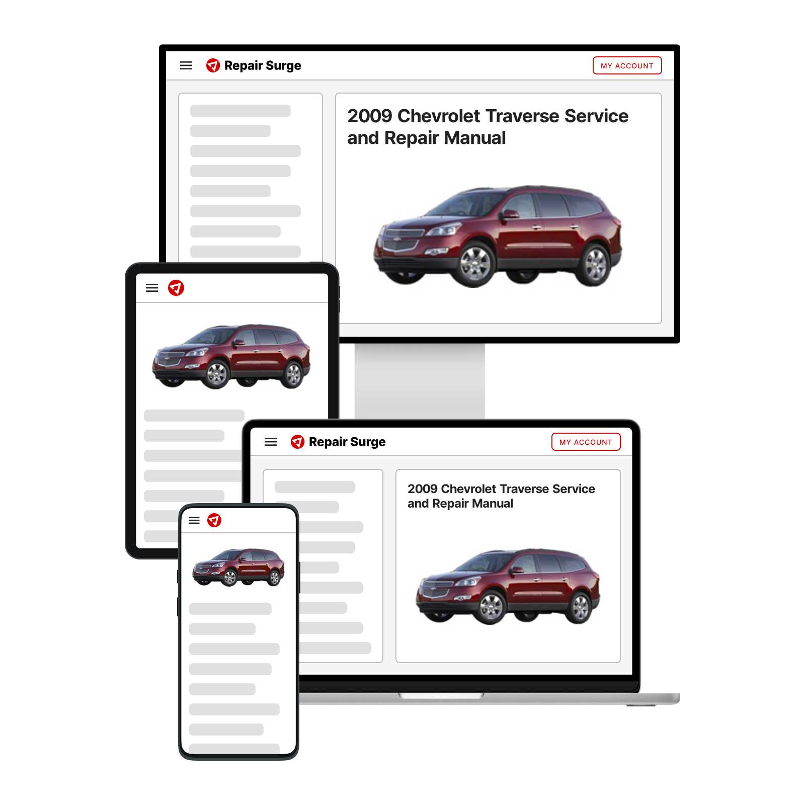 2009 chevrolet traverse repair manual