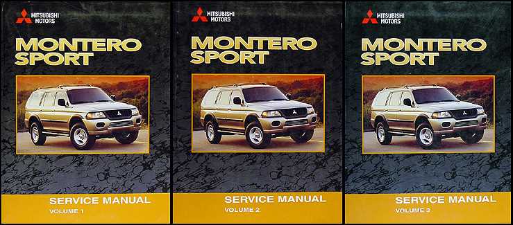 2002 mitsubishi montero sport repair manual