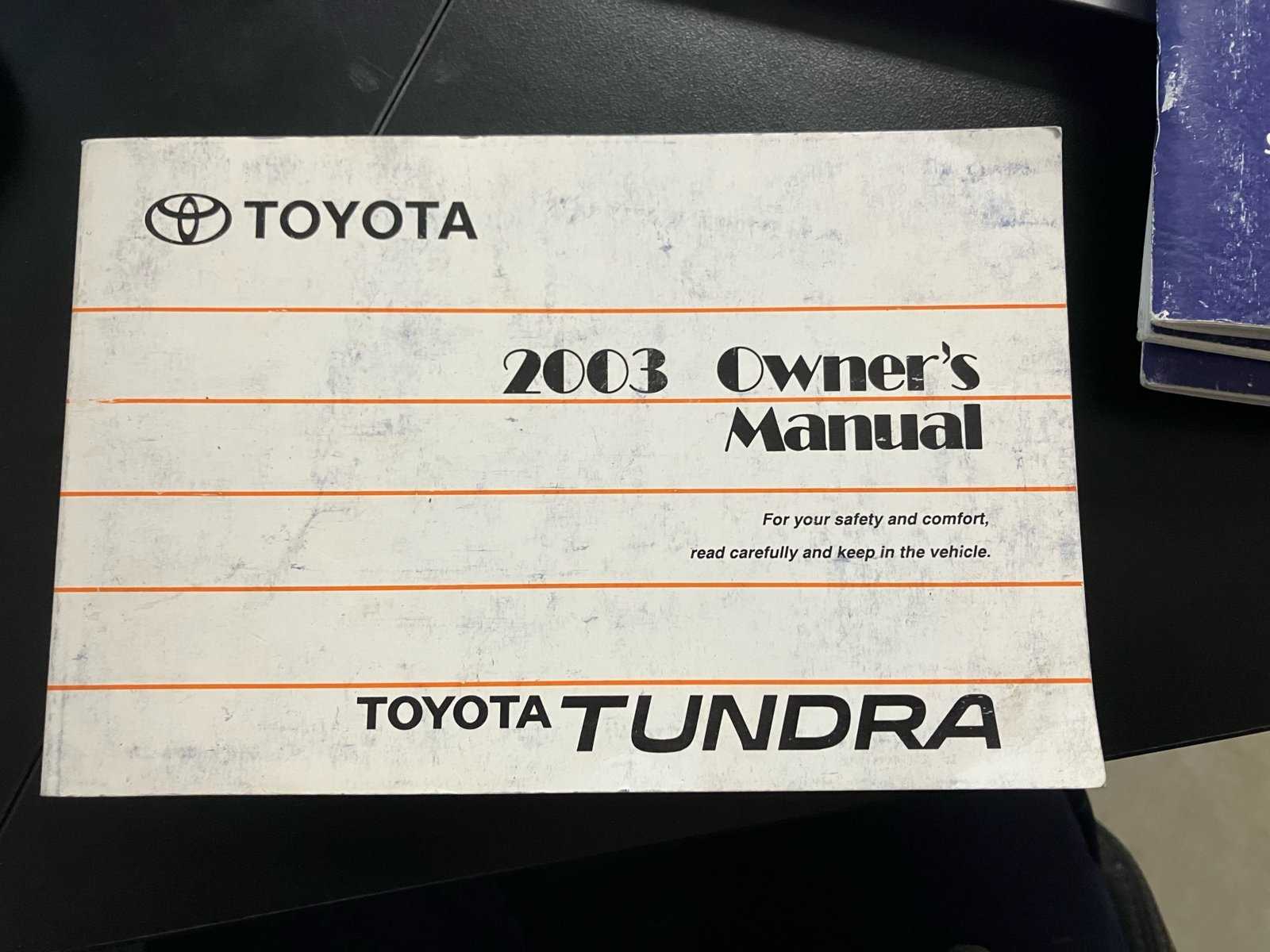 2003 toyota tundra repair manual