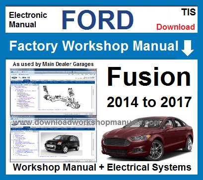 2016 ford fusion repair manual