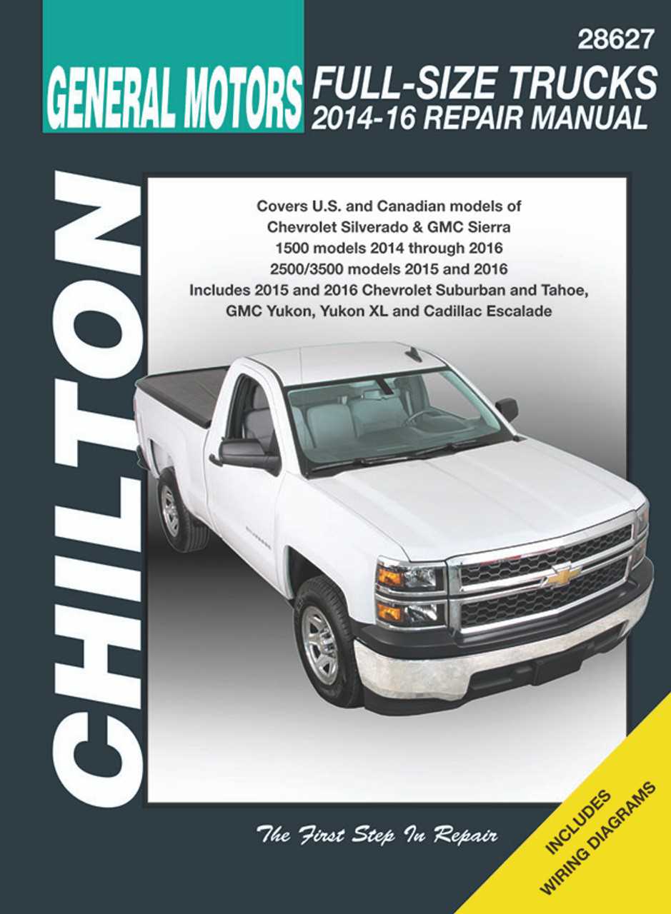 chevy silverado repair manual