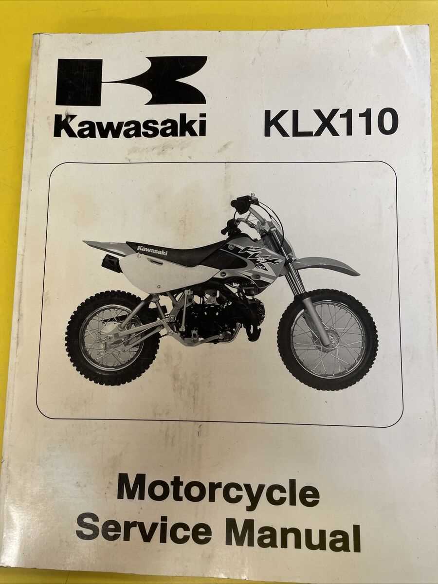 kawasaki klx 110 repair manual