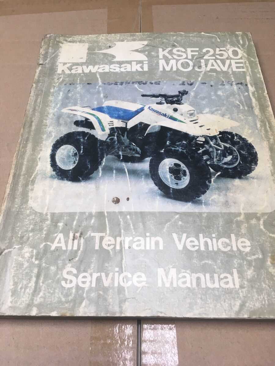 kawasaki mojave 250 repair manual