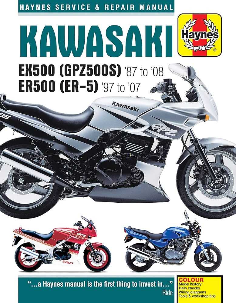 kawasaki ninja 500r repair manual