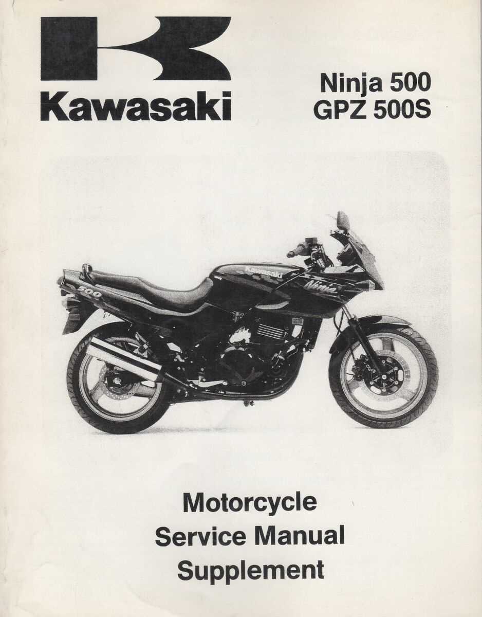 kawasaki ninja 500r repair manual