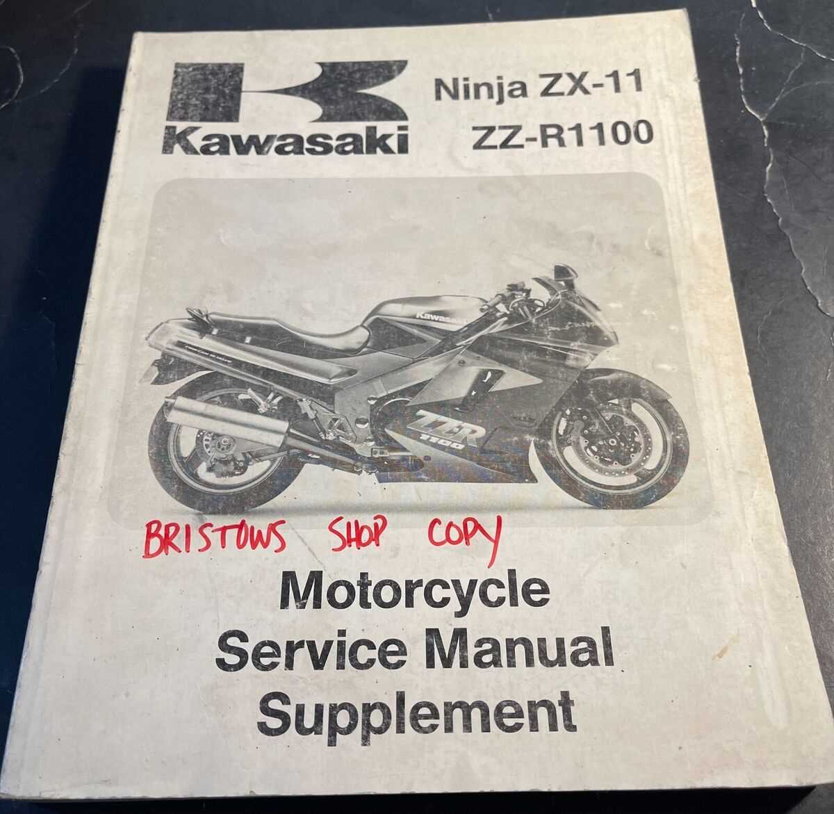 kawasaki zx11 repair manual