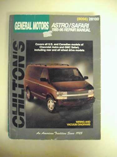 chevy astro van repair manual