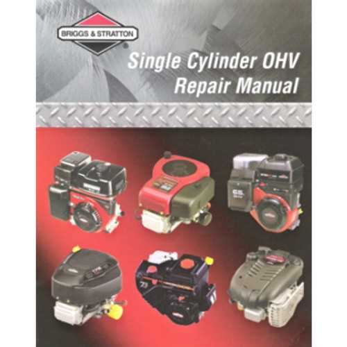 briggs and stratton 18.5 hp ohv intek repair manual