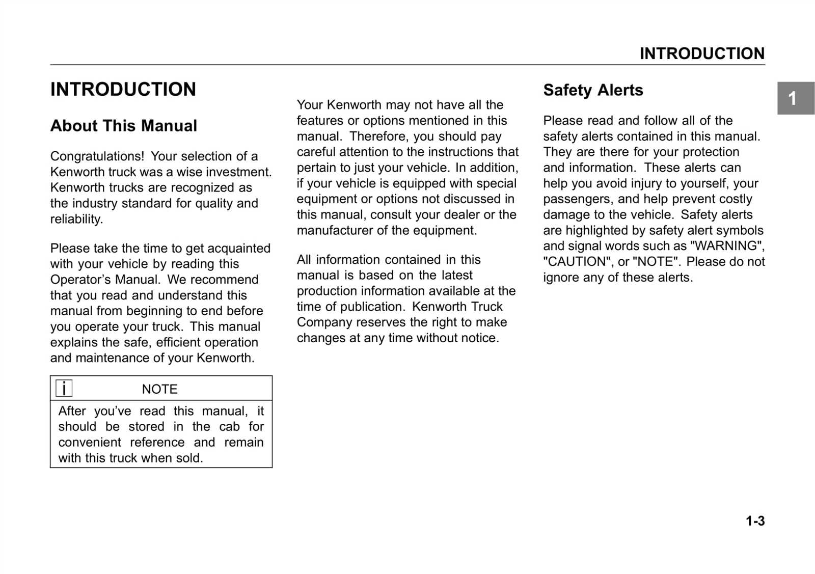 kenworth truck repair manual