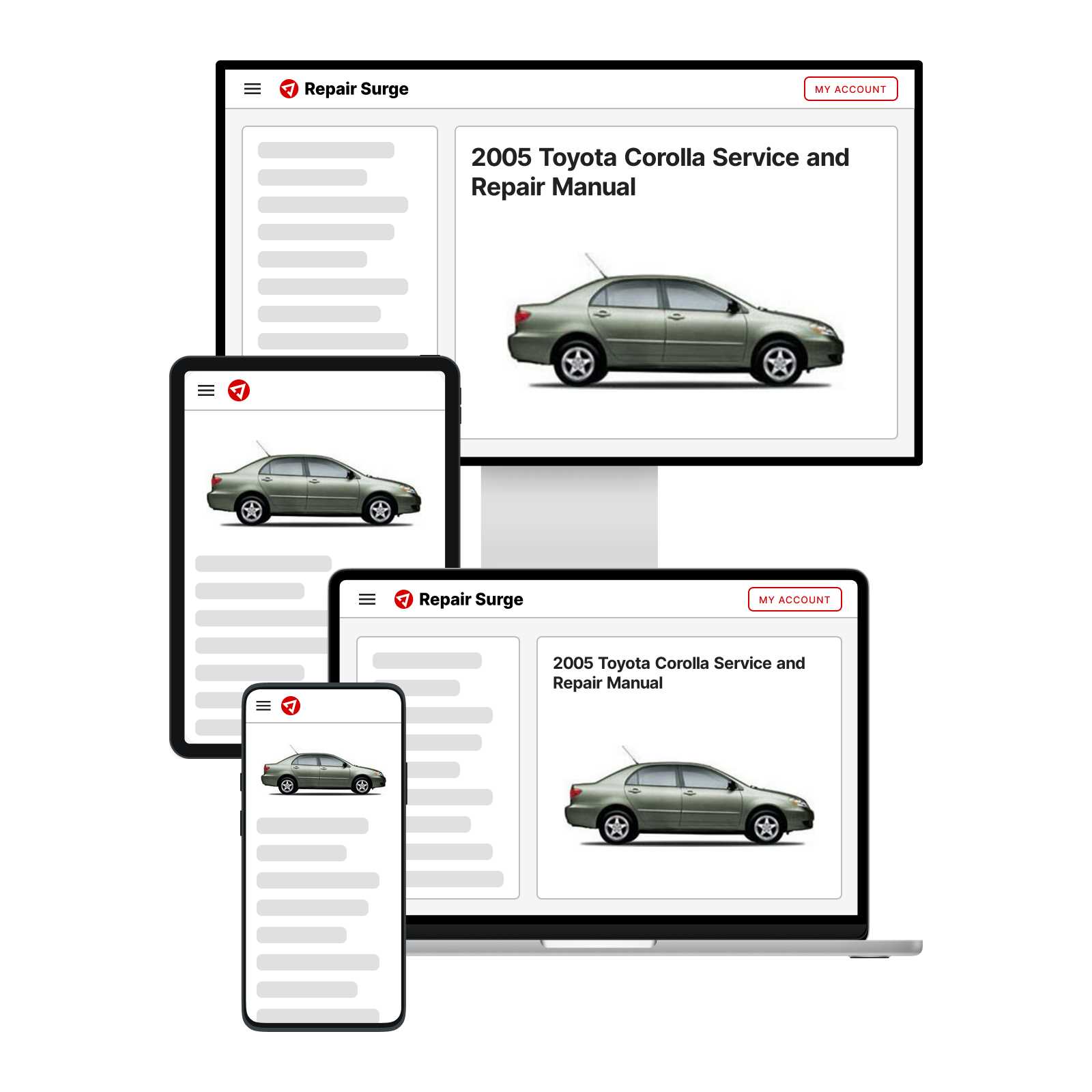 2006 corolla repair manual