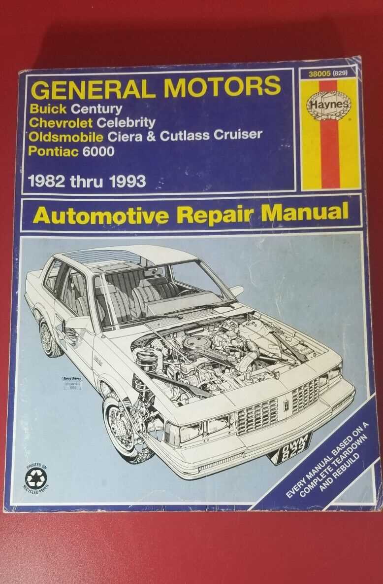 1993 buick century repair manual