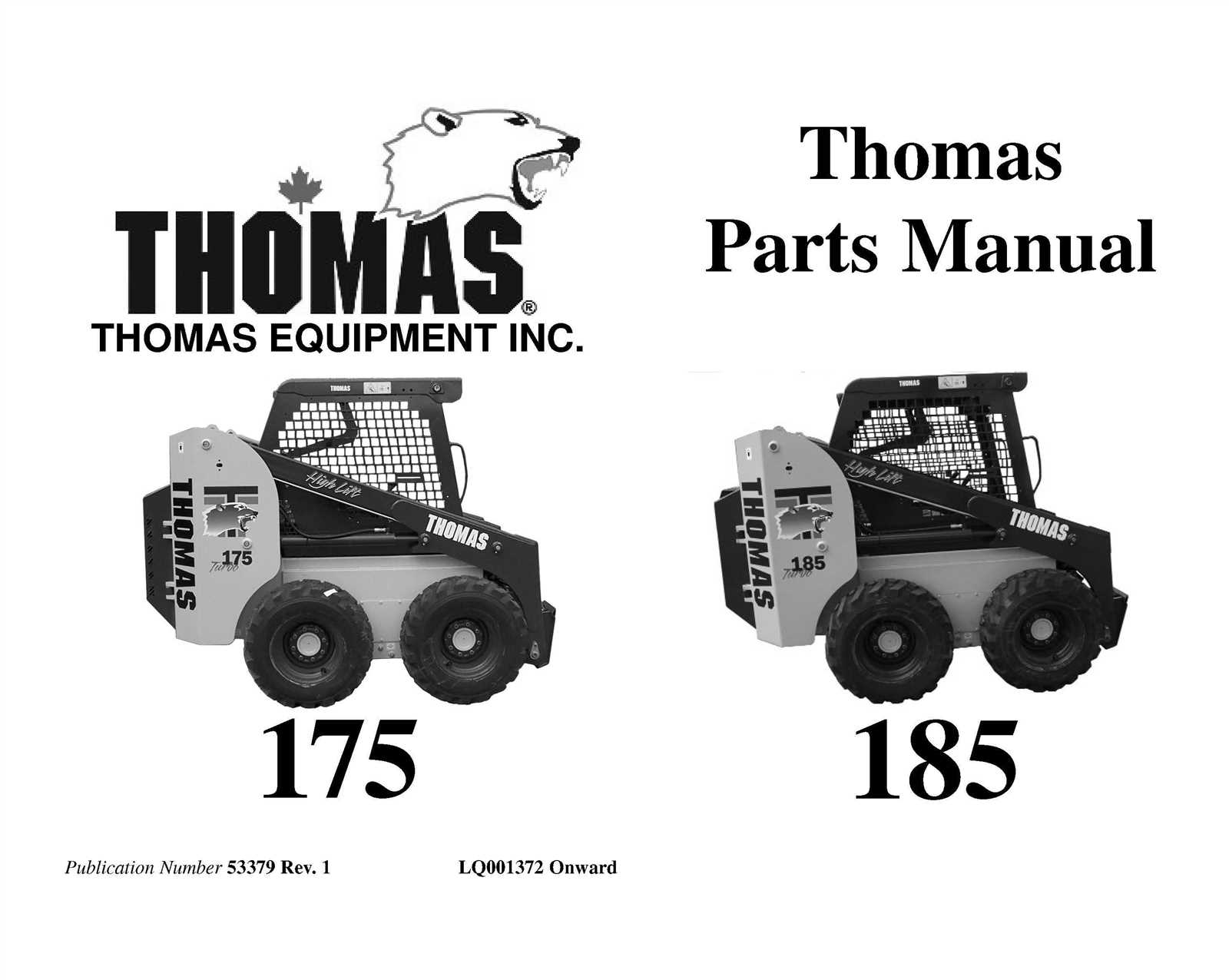 thomas 153 skid steer repair manual