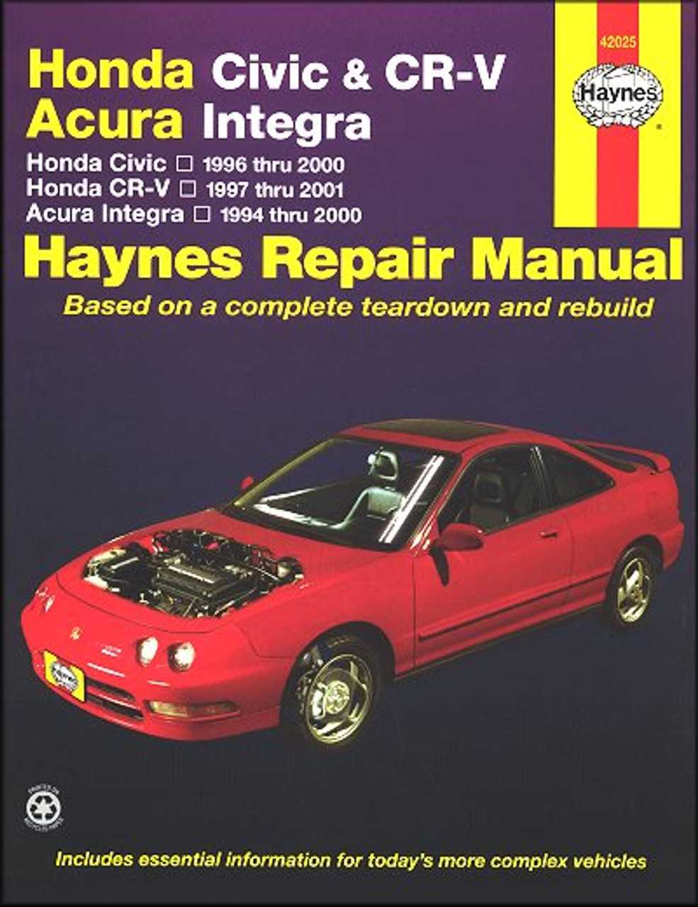 1997 honda crv repair manual