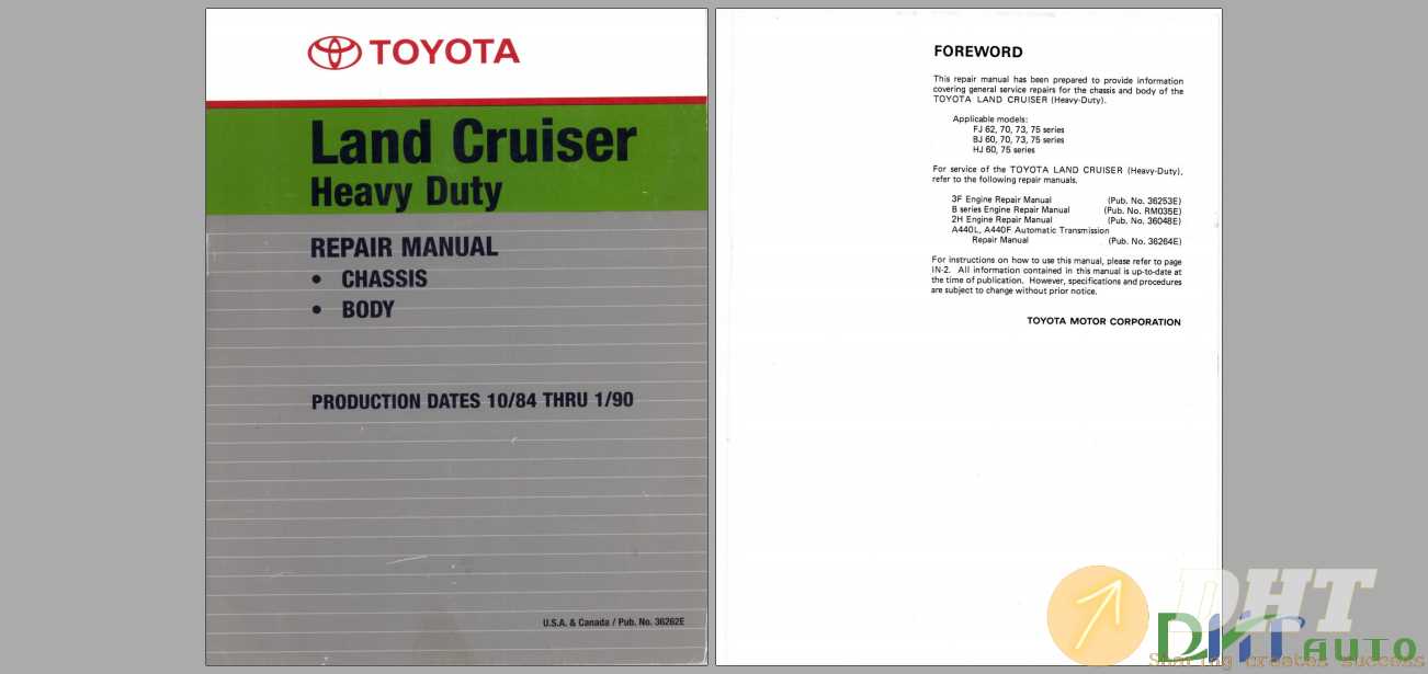 land cruiser repair manual