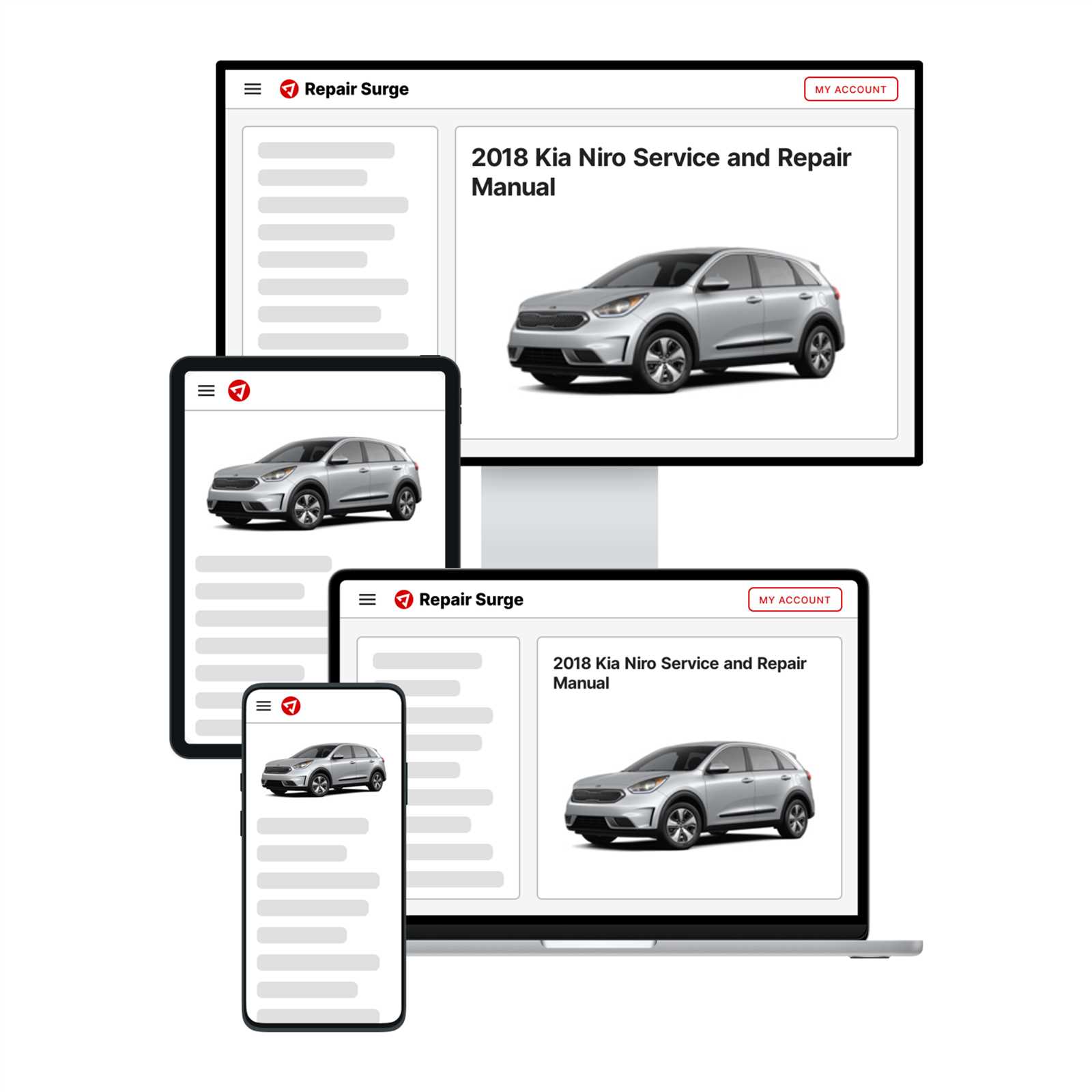 kia niro repair manual