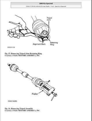 kia spectra repair manual