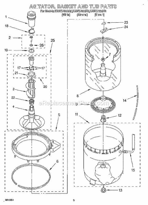 kitchenaid clothes washer repair manual