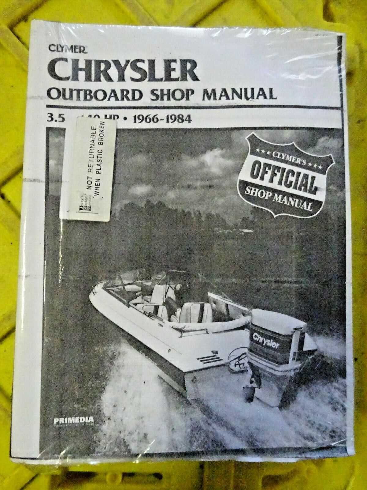 chrysler outboard repair manual