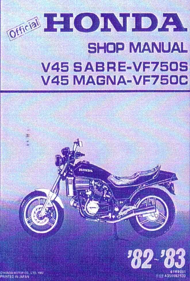 1982 honda magna v45 repair manual