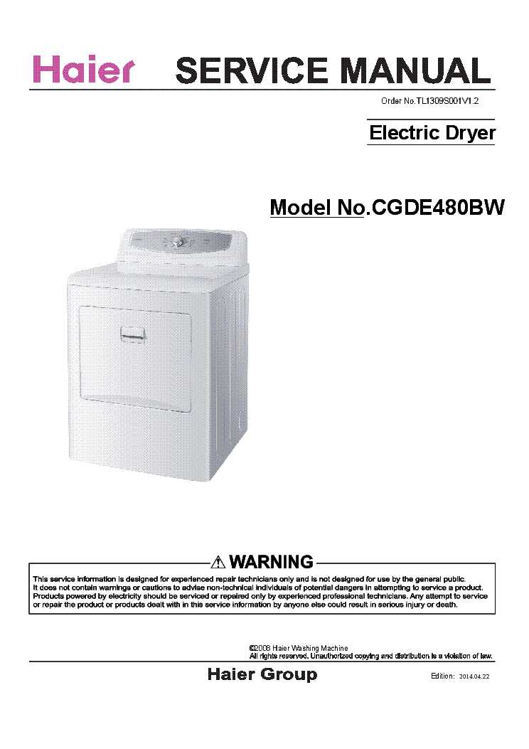 haier dryer repair manual