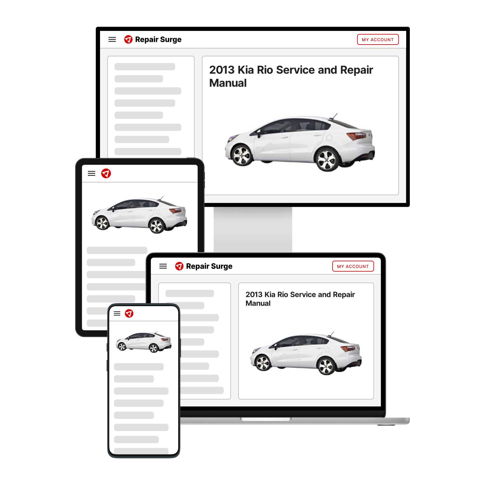 2013 kia rio repair manual