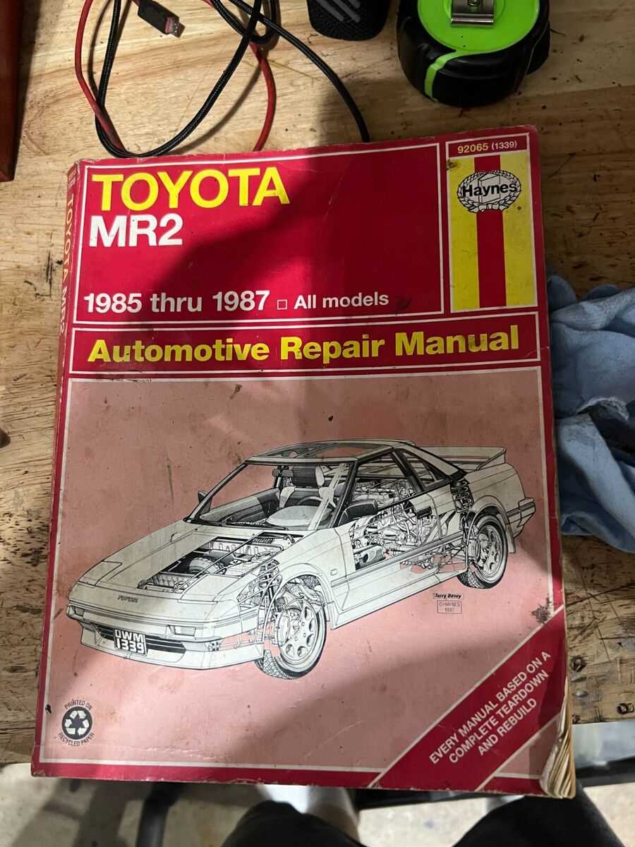 1985 toyota mr2 repair manual