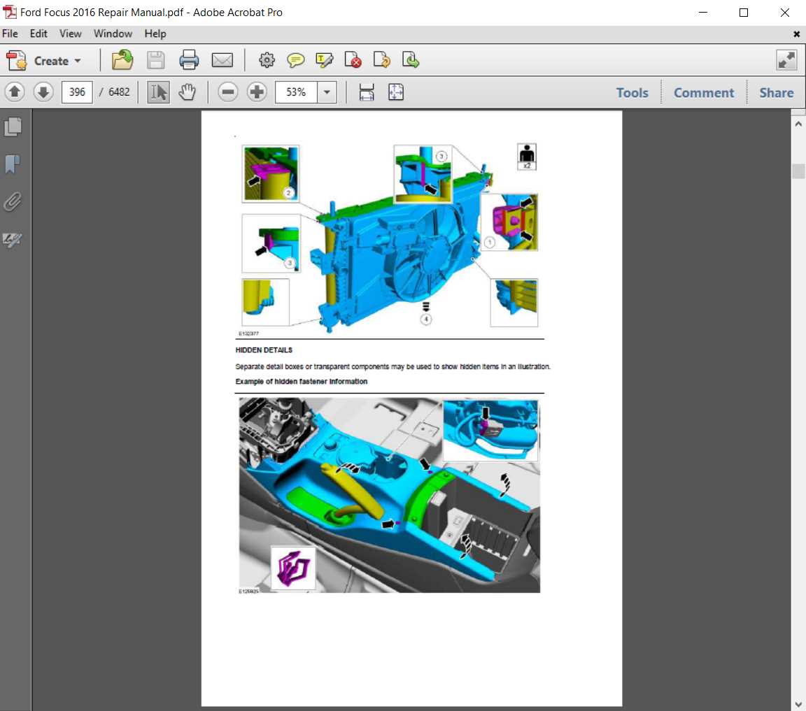 2016 ford focus repair manual