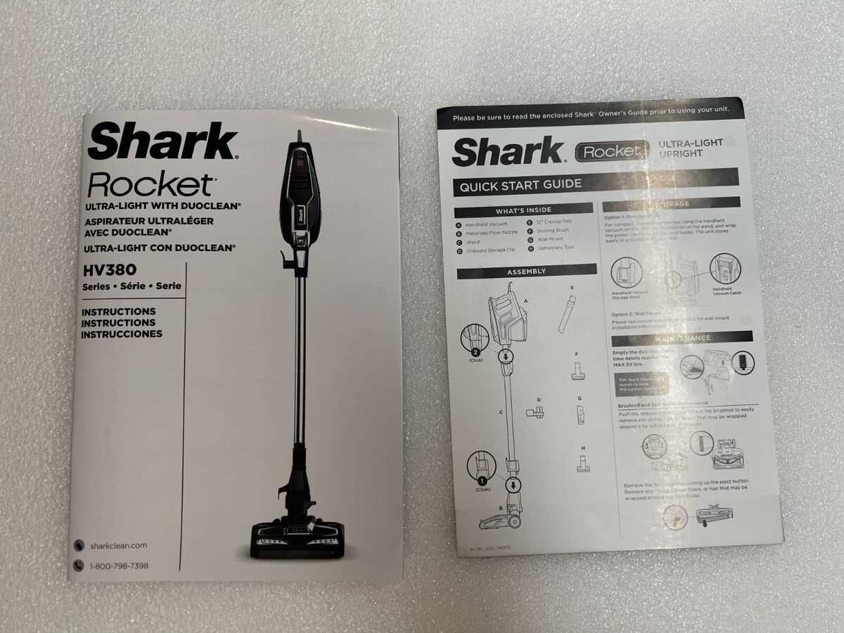 shark rocket repair manual