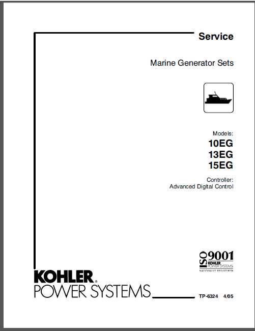 kohler generator repair manual