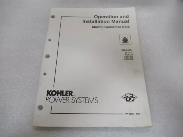 kohler generator repair manual