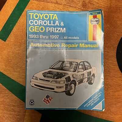 1997 geo prizm repair manual