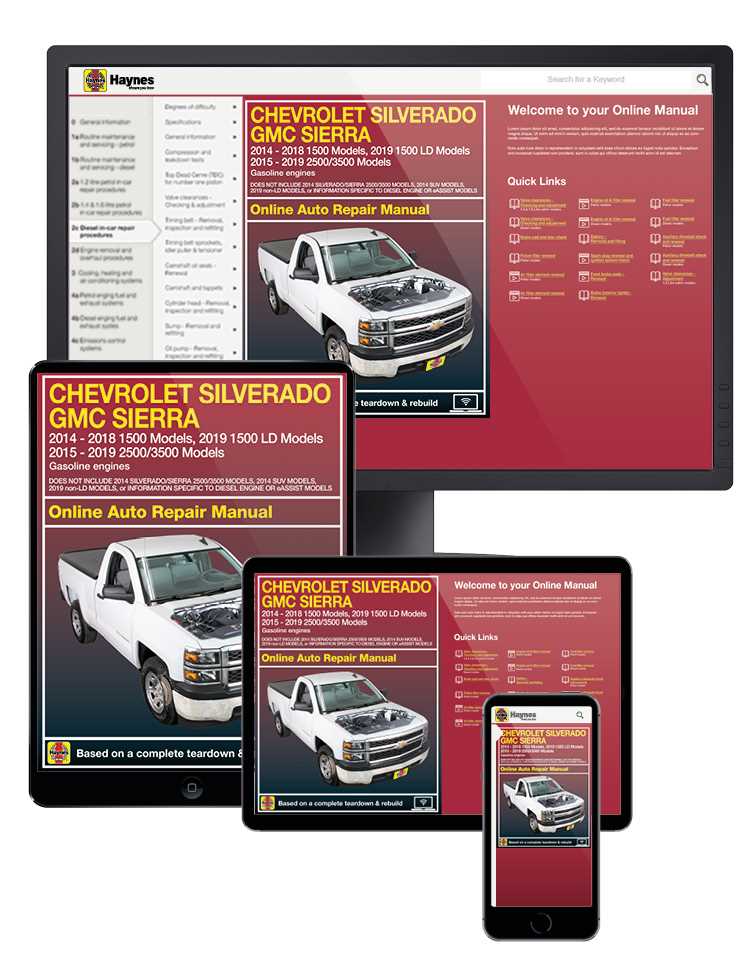 chevrolet tahoe repair manual