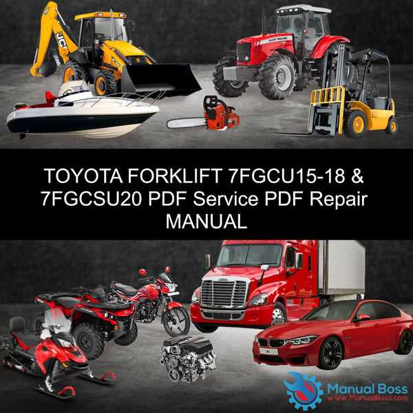 toyota forklift repair manual