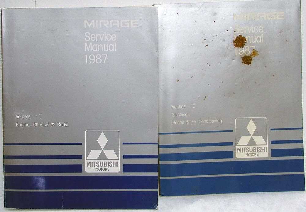 mitsubishi mirage 1997 repair manual