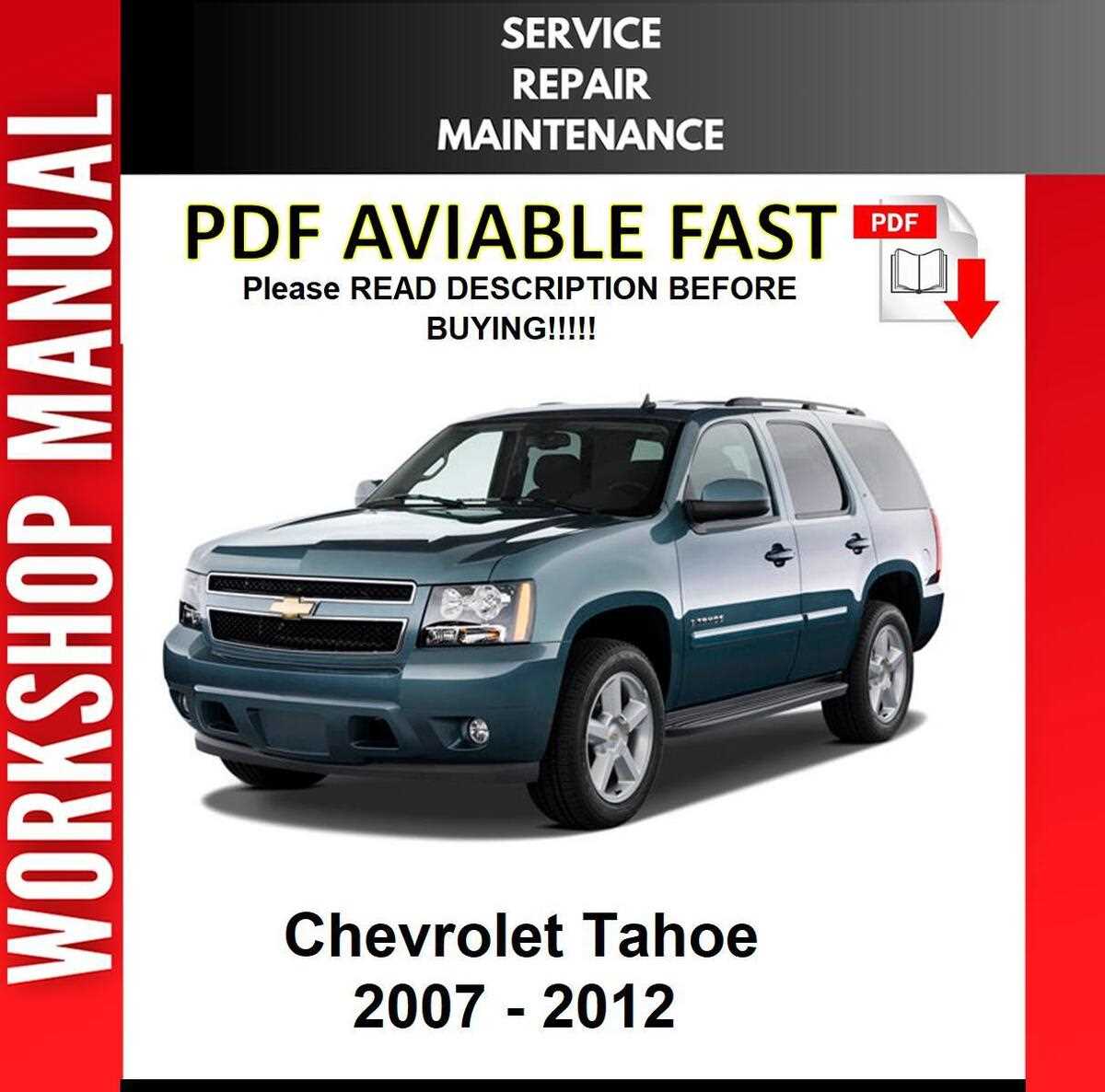 2006 chevy tahoe repair manual