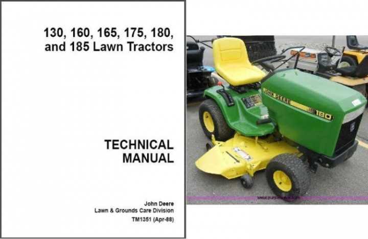 john deere 160 lawn tractor repair manual