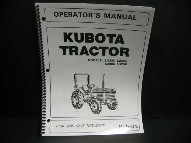 kubota l2550 repair manual