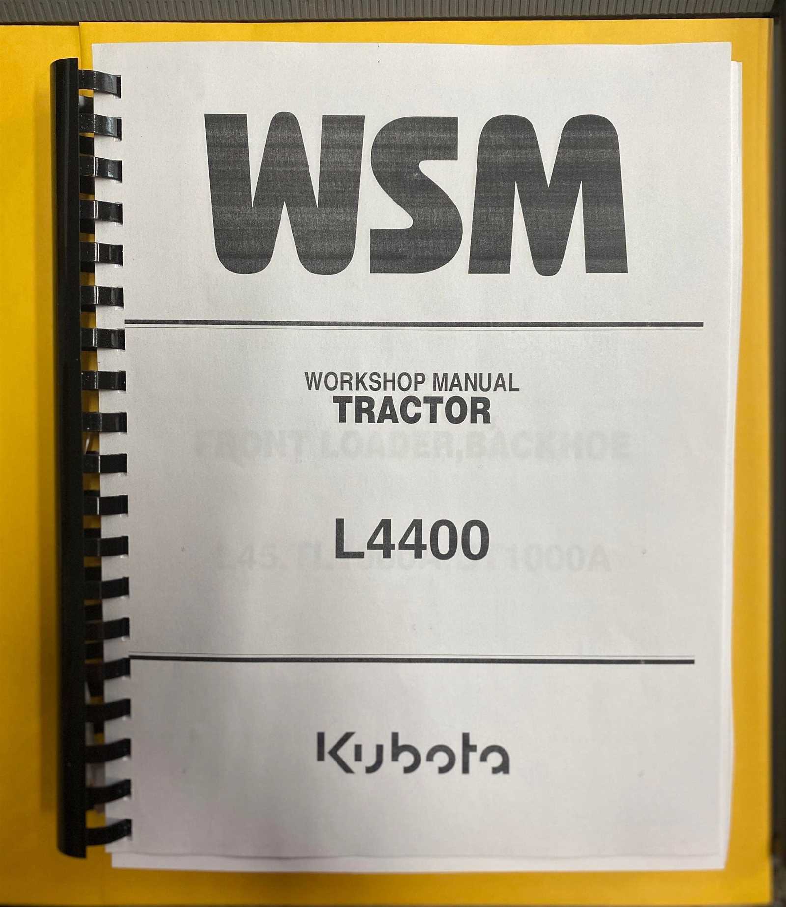 kubota l4400 repair manual