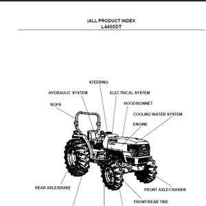 kubota l4400 repair manual