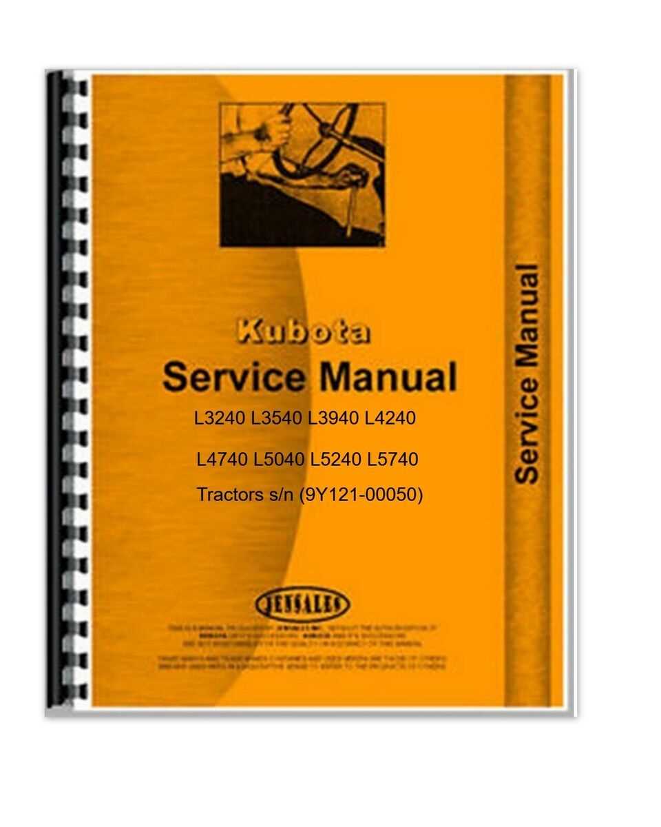 kubota l4400 repair manual