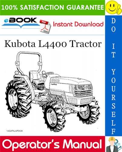 kubota l4400 repair manual