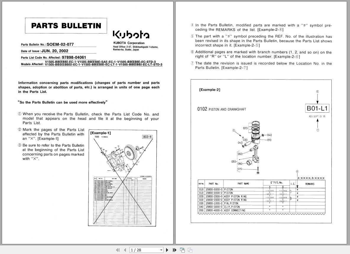 kubota v1505 repair manual