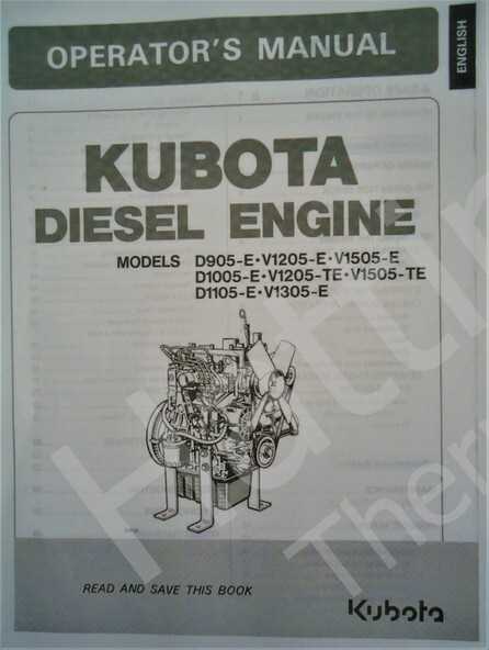kubota v1505 repair manual